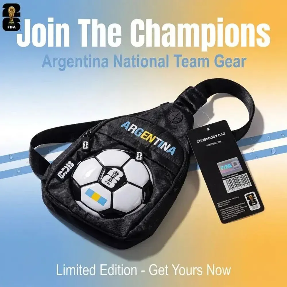 2026 FIFA World Cup Sling Bag Unisex Crossbody Bag Argentina
